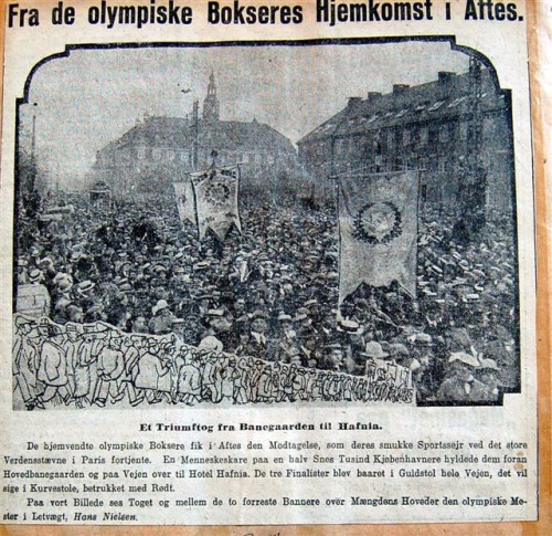 Den første officielle boksekamp i Danmark