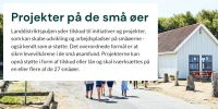 Åbning af ansøgningsrunde til ø-støtten - Frist 24. april 2025