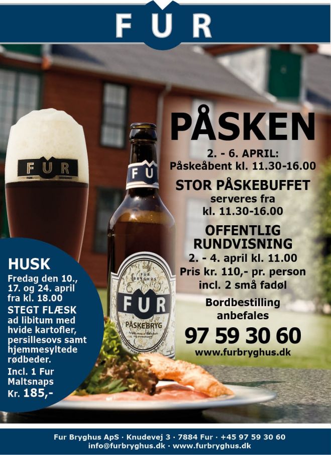 Påsken på Fur Bryghuset