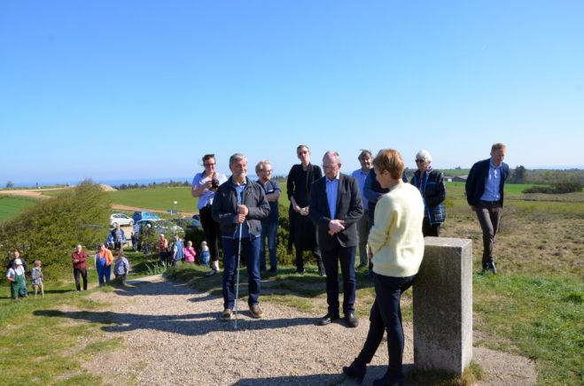 Ministerbesøg på Bette Jenses Hyw