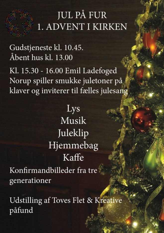 Jul på Fur - 1. advent i kirken