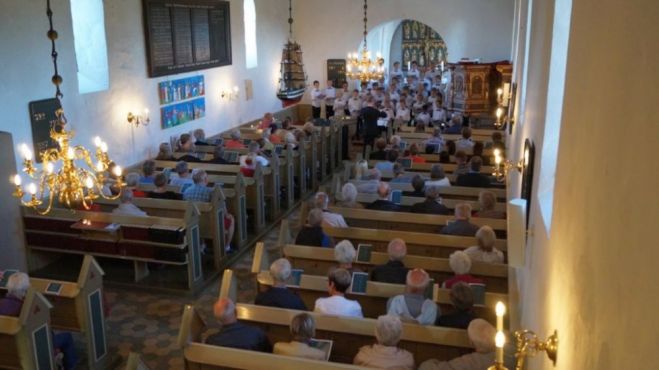 Haderslev Drengekor gav koncert i Fur Kirke