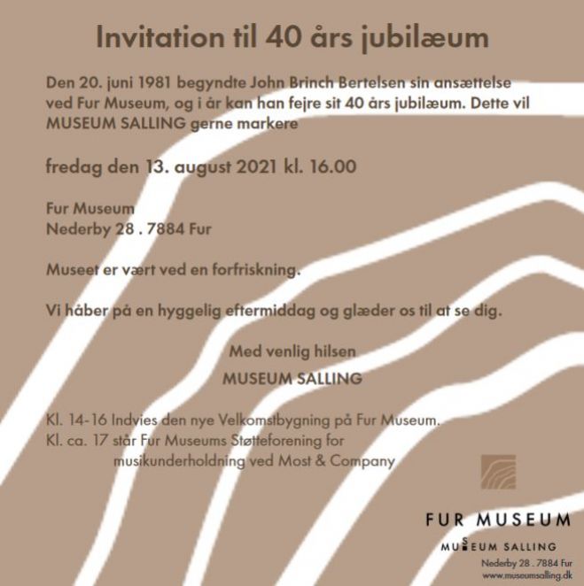Invitation til 40 års jubilæum