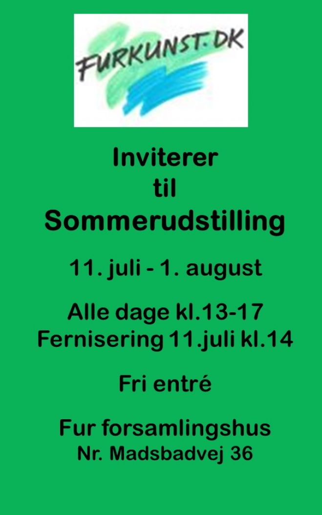 Foreningen Fur Kunst inviterer til sommerudstilling i Fur forsamlingshus