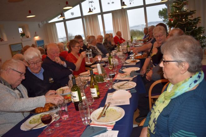 Pensionisternes julemiddag på Regitzetsminde