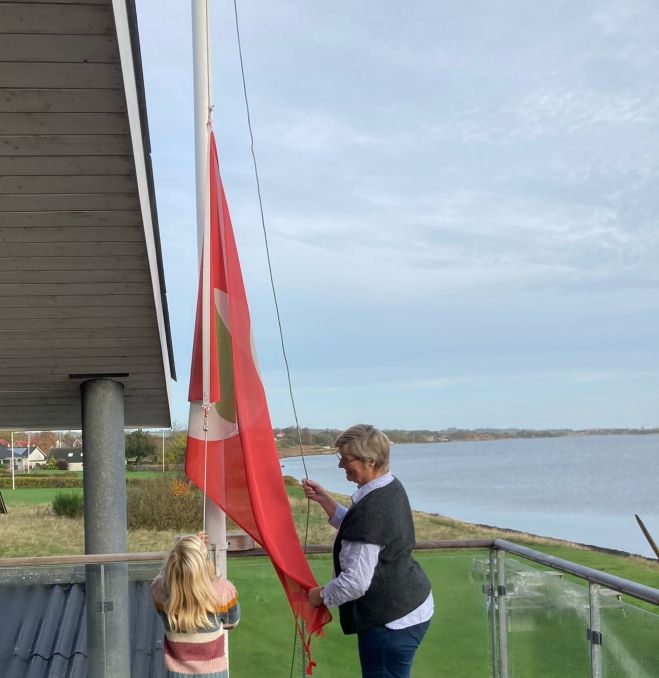 Standerhejsning i Fur Bådelaug - Det foregår lørdag den 20. april fra kl. 10.00.