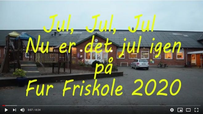 Jul på Fur Friskole - se video