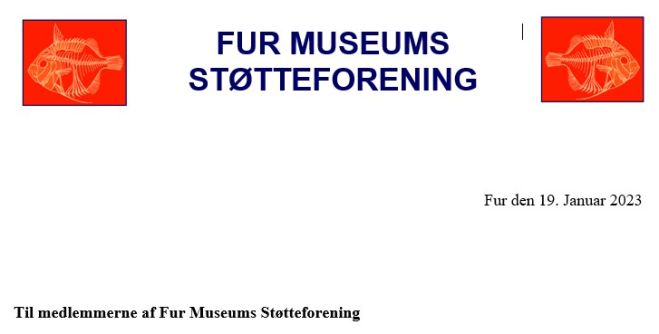 Fur Museums Støtteforening - 2023 Nytårshilsen