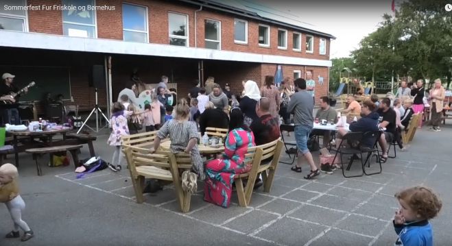 Sommerfest på Fur Friskole og Børnehus