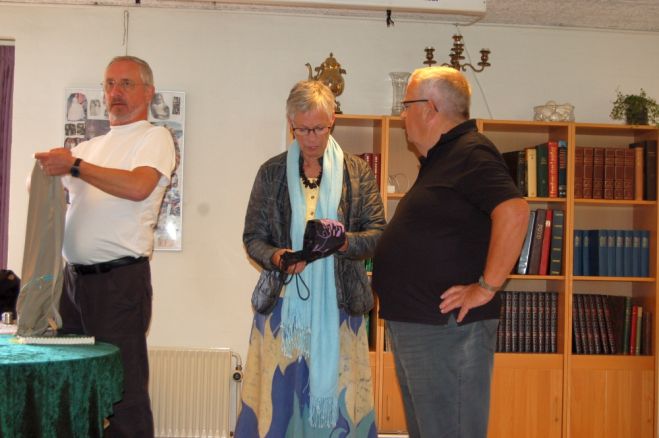 Musikerne fra Anders Sørensens vej underholdt på ​Fur ​Ældrecenter
