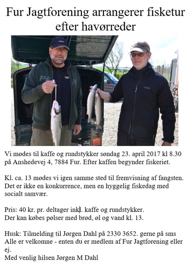 Fisketur efter havørreder