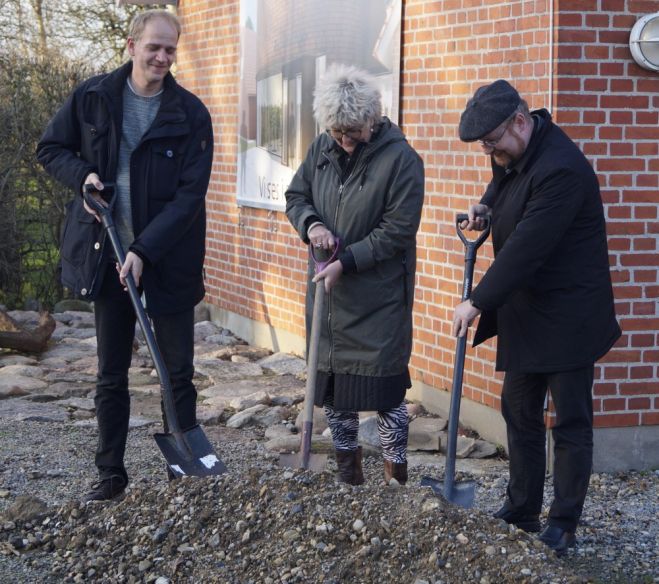 Første spadestik er taget ved Fur Museum