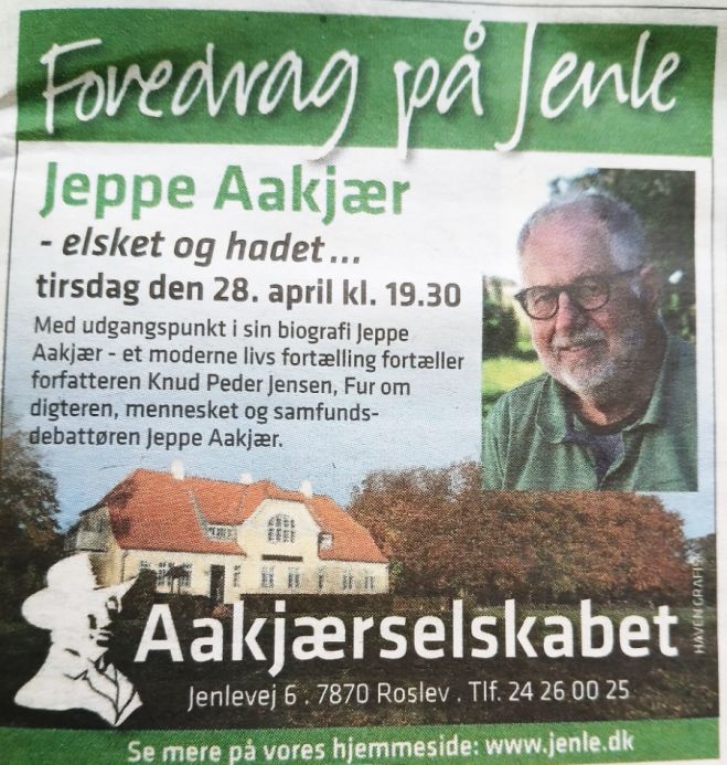 Fortælleaften på Jenle ved forfatter Knud Peder Jensen, Fur - Tirsdag den 28. apr. 2026 kl. 19:30 Jenlevej 6, Breum