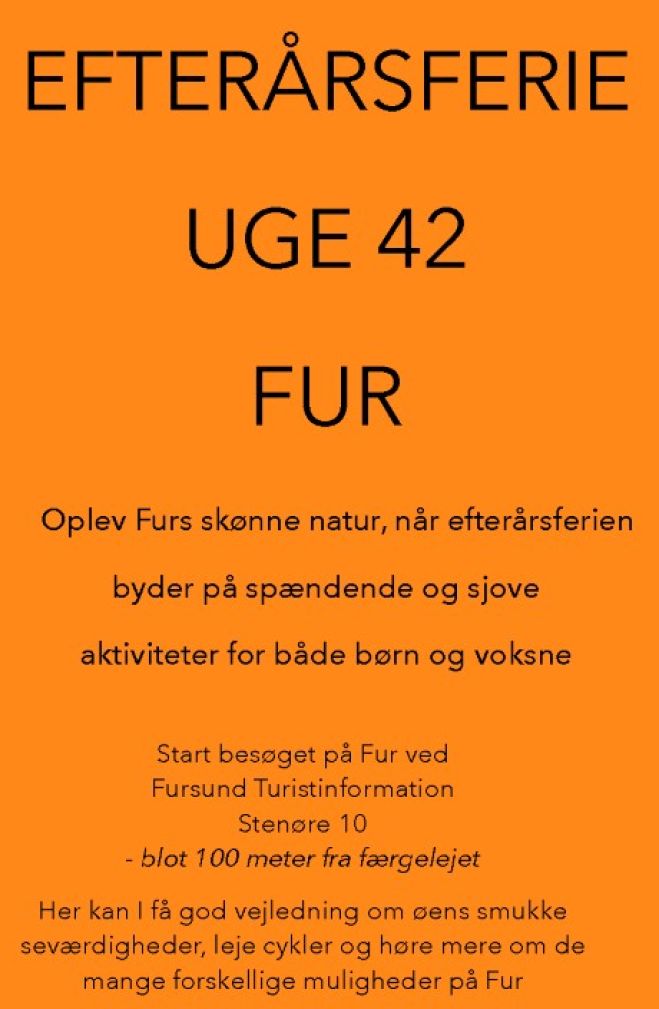 Uge 42 2021 fra Fur Klyngen