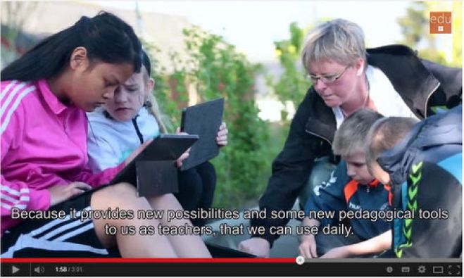 Microsoft lavede film på Fursund Skole