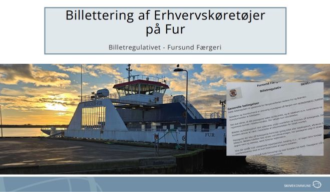 Referat fra møde på Fur 06/02/2025 (15:00 – 16:30) - Møde vedr. billettering af erhvervskøretøjer