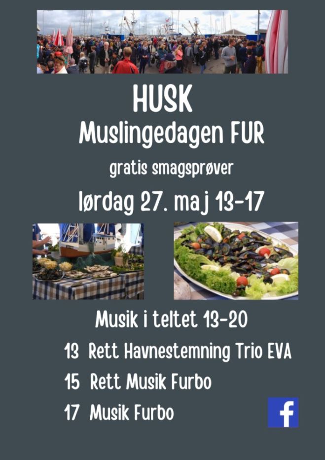 MUSLINGEDAGEN  FUR - lørdag d. 27. maj 2023